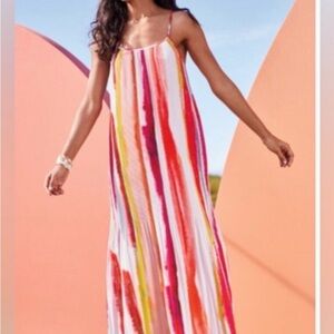 BB Dakota Multicolor Pleated Dress